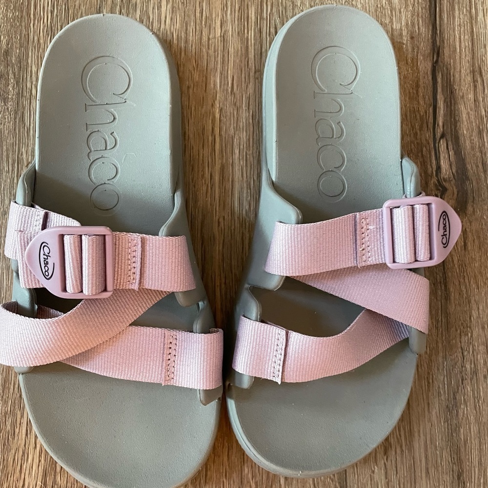Chaco Chillos Slide Women’s Size 8M in Solid Mauve Violet